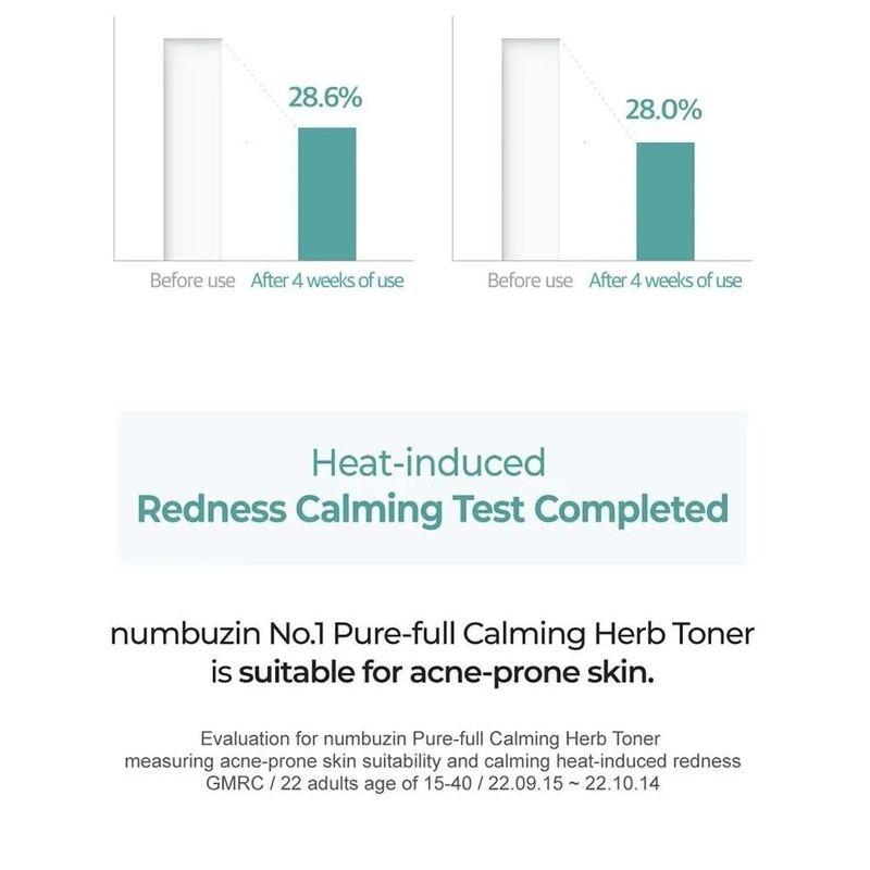 numbuzin - No.1 Pure-Full Calming Herb Toner
