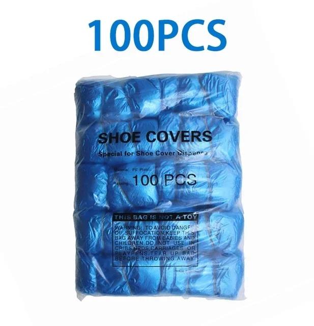 Portable Hand-Free Automatic Shoe Cover Dispenser Waterproof Overshoes Machine For Home Disposable Shoe Cover Wearing Equipment