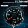 Waterproof 52MM GPS Speedometer 200km/h 120km/h 60 km/h Speed Odometer with Antenna 7 Colors Light Universal For Car Boat Marine