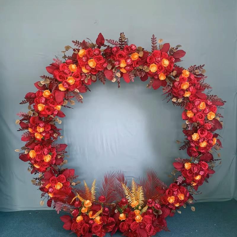 Round Iron Wedding Arch Frame - Flower Decoration