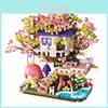 Flower House Girl Scene Assembly Building Block Model Toys For Creative Kid And Diy Enthusiasts