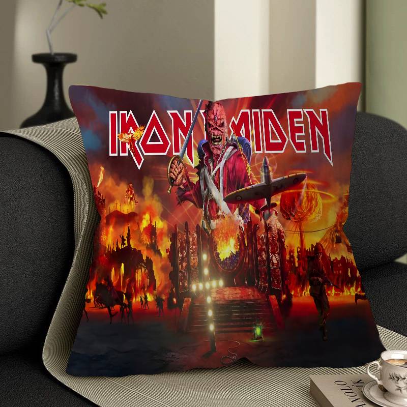 Band I-Iron Cool M-Maiden Pillow Cover Design Cushion Cover Decor Holiday Decorati