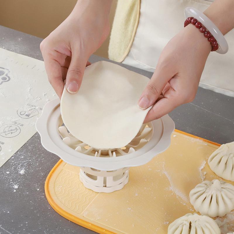 Flower Shaped Baozi Making Mould Convenient Fast Easy Fall Homemade Dumpling Bao Siu Mai Machine For Diy Kitchen Steamed Mold