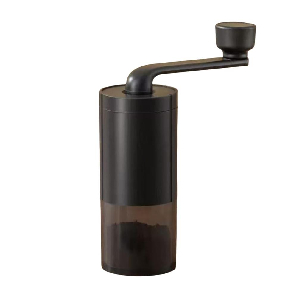 Portable Manual Coffee Grinder with Ceramic Blades, Adjustable Coarseness, Large Capacity, Transparent Bean Tank, Compact and Lightweight, Easy To
