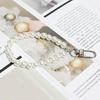 Imination Pearl Wrist Lanyard Keychain Anti-Lost Phone Charm Strap Pendant