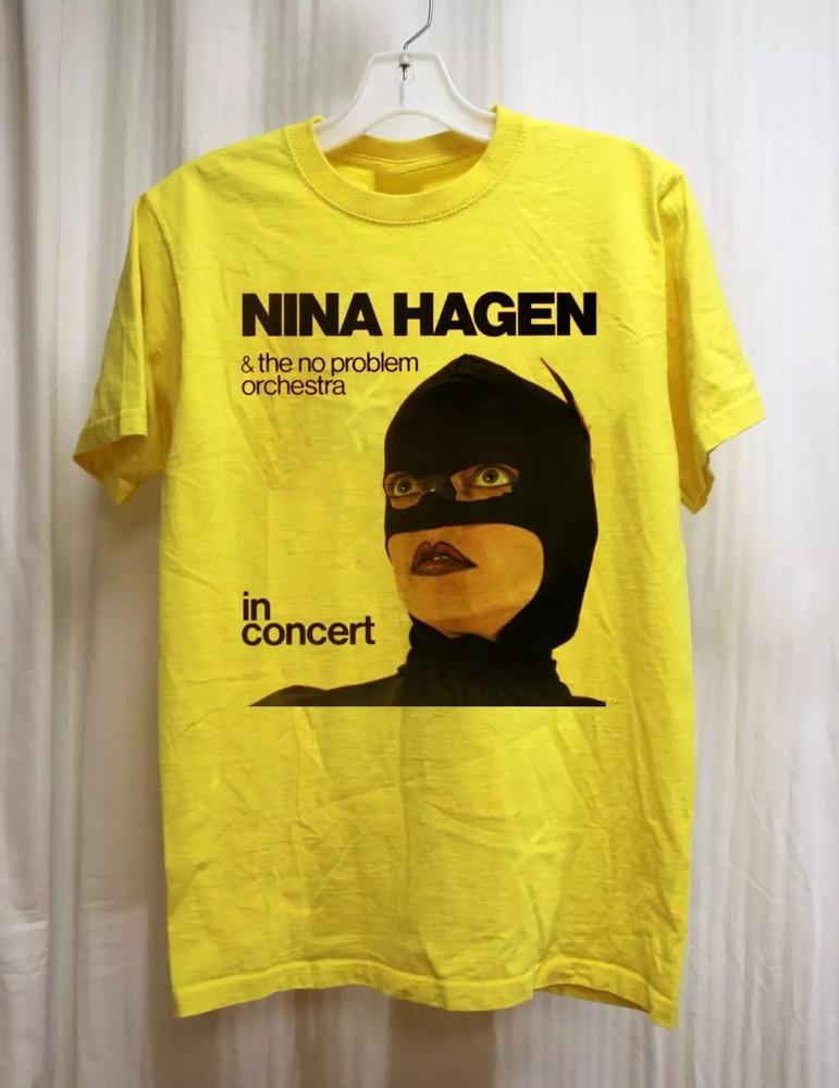 

Nina Hagen In Concert Gift For Fan All Size S to 5XL T-shirt Yellow Unisex T-Shirt XXXXL