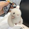Faux Mink Fur Rabbit Plush Keychain Cute Premium Bag Charm Pendant Doll Birthday Gift For Women