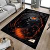 1pc Halloween Spooky Carpet Anti Slip Polyester Floor Mat for office.Bedroom