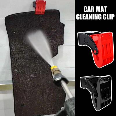4pcs Car Foot Mat Cleaning Clip Car Cleaning Maintenance Beauty Hand Tool Accessories Multi-functional Towel Fixing Clip