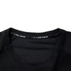 Li-Ning Comfortable Simple Quick-Dry Round Neck Letter T-Shirt Men Tops Black ATSV367-1