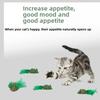 Cat Mint Lollipop, Teeth Cleaning and Grinding Wood Aster Stick, Cat Mint Feather Self-amusement