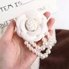 Fabric Corsage Tassel Woman Brooch Shirt Collar Accessories Korean Style Brooch Fashion Jewelry Pin