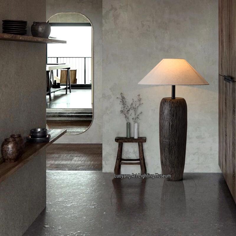 Retro Ceramic Floor Lamp