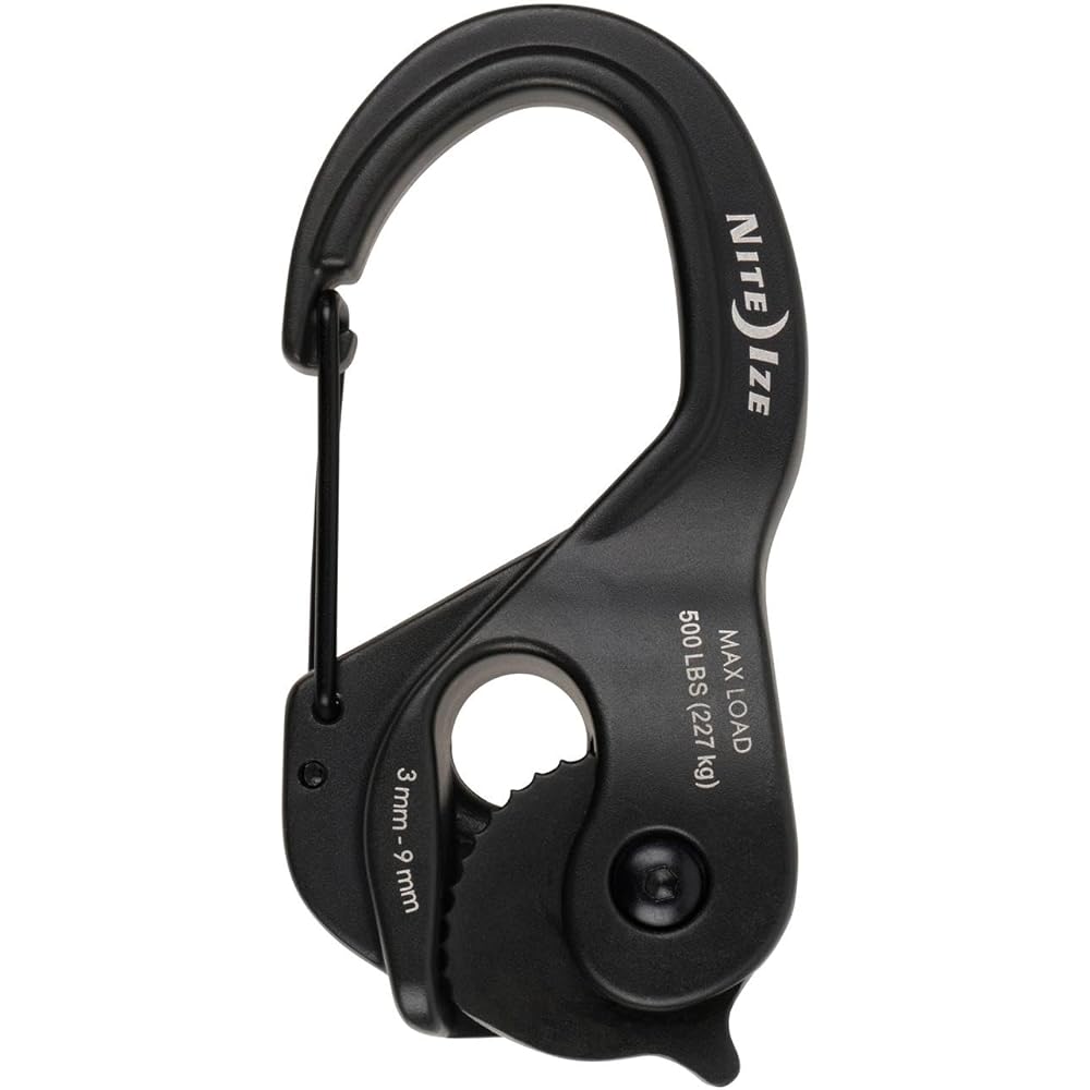 Nite Ize CamJam Aluminum XT Large Black 48x98x23mm Adjustable Rope Tightener