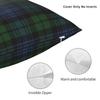 Black Watch Scottish Tartan Plaid Cushion Covers 40x40cm Polyester Throw Pillow for Car Square Pillowcase Home Decorative