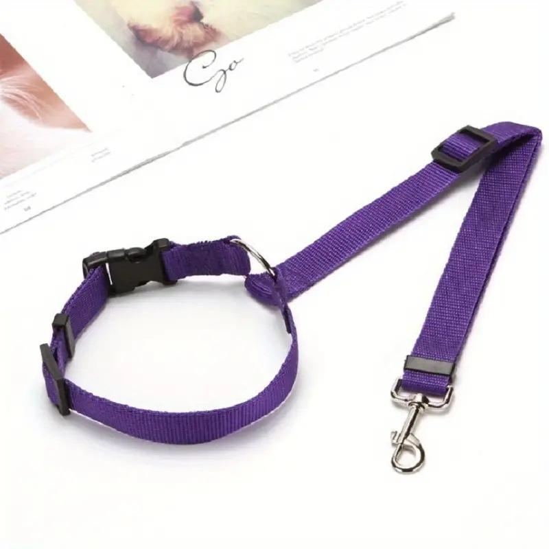 Pet Dog and Cat Leash Car Headrest Protective Rope Restraint Adjustable Rope Car Dog Accessories for Small Dogs