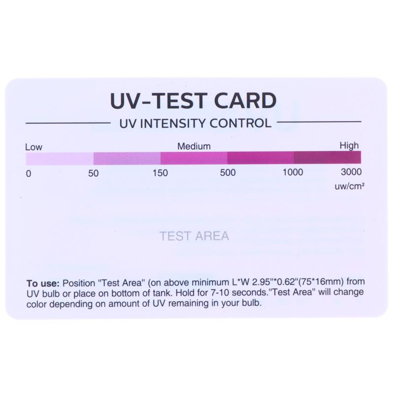 10 Peças de Cartão de Teste UV Reutilizável Com Detecção Precisa de Intensidade UV Para Testar Lâmpadas Germicidas e Atividades ao Ar Livre