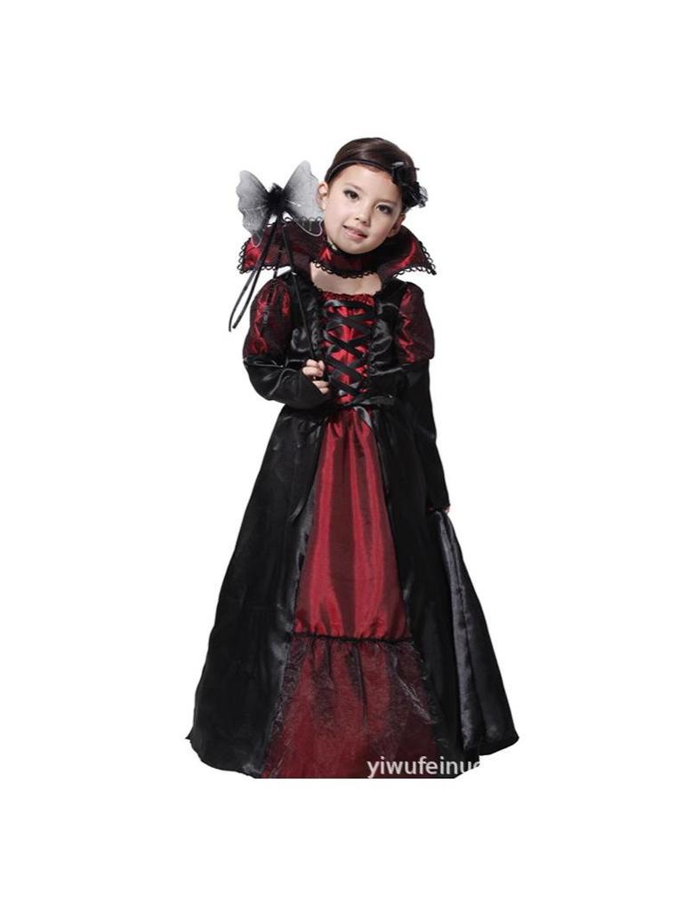 Halloween Vampire Skeleton Baron/Baroness Costume for Parties