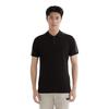 Calvin Klein Solid Color Letter Embroidered Short Sleeve Polo Shirt Men tops Black J323201-BEH