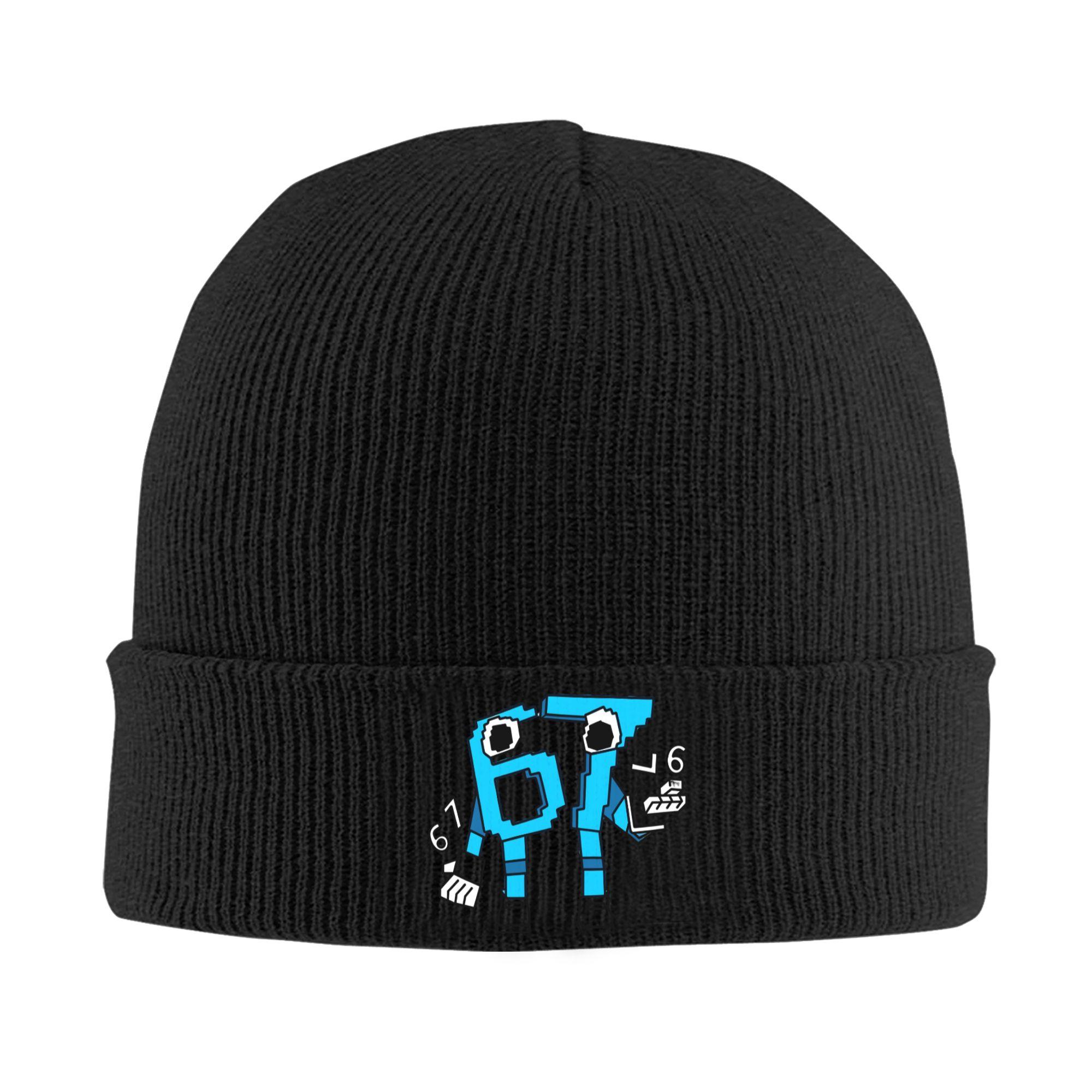 

Bruh 67 Six Seven Monsters 6-7 Knitted Hat Women s Men s Beanies Winter Hat Acrylic Funny Brainrot Meme Warm Caps One Size