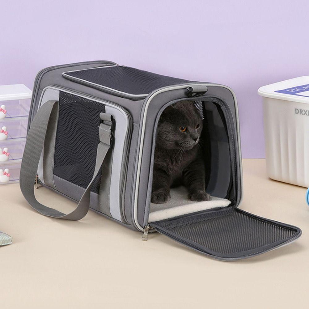 Large Capacity Pet Carrying Bag Foldable Pet Carrier Bag Pet Travel Bag  Transport