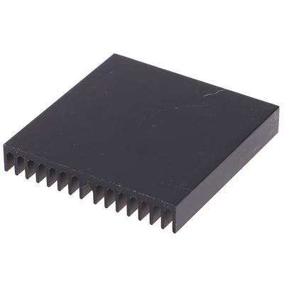 1 Unidad Disipador de Calor de Aluminio Negro 60*60*10mm para Chipset de Placa Base