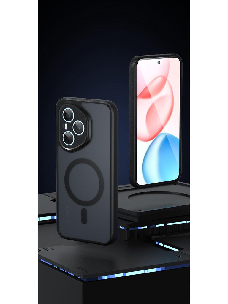 Honor400 Pro Magnetic Airbag Anti-Fall Frosted Phone Case – Overseas Version