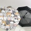 1pc cat circle Pattern Umbrella Design Automatic Opening and Closing Umbrella, High-quality Travel Umbrella, Lightweight and Portable, -90