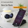 Bluetooth Speaker Alarm Clock with Memory and 7-Color Mood Lamp