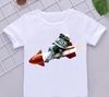 Vtipná trička pro kluky Nové Crazy Frog Anime Kreslený Potisk Dětská trička HipHop Oblečení Bílé Krátký Rukáv Trička Top