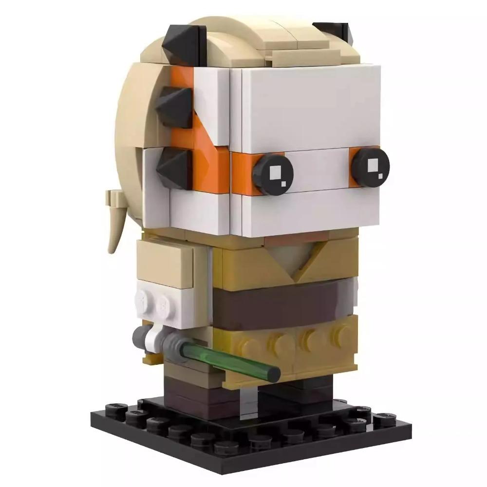 GSBAN Space MOC Wars Movie Brickheadz Figures Obi Maul Model Building Blocks Toys For Children Toy Kids Gifts Bricks