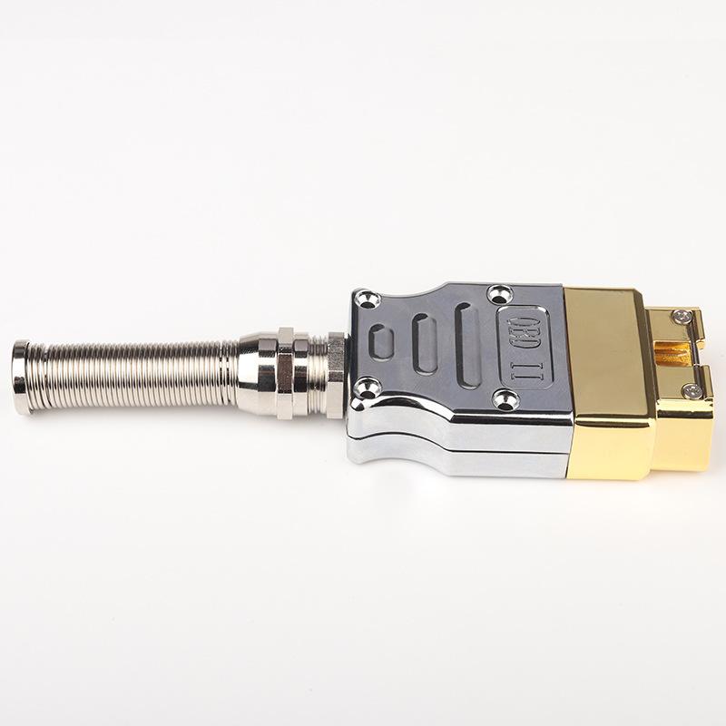 

Metal OBD16 Pin Male Assembled Metal OBD Connector, Zinc Alloy OBD Male