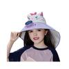 Kids Hat with Solar USB Powered Fan Cartoon Styling Shawl Design Adjustable Outdoor Hiking Cycling Fishing Cap