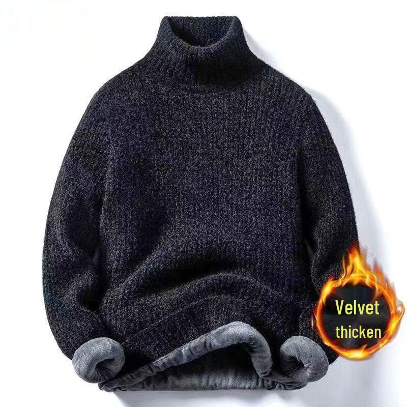 

Чоловіча зимова приталена тепла сорочка з високим коміром 3XL, 130-140 kg