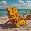Ultra-Soft Beach Towel with Pete the Cat Theme,Ideal for Pool - Camping, Diving - Perfect Travel Essential, Vibrant Beach Towel.
