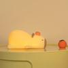 Papa Kapibala Night LightPat Light Silicone LightBedroom Bedside Light Decorative Atmosphere Light
