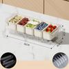 Divided Serving Tray with Lid Food Storage Container Snack Box 5 Compartment Snack Container Kitchen Fruit Storage Container New