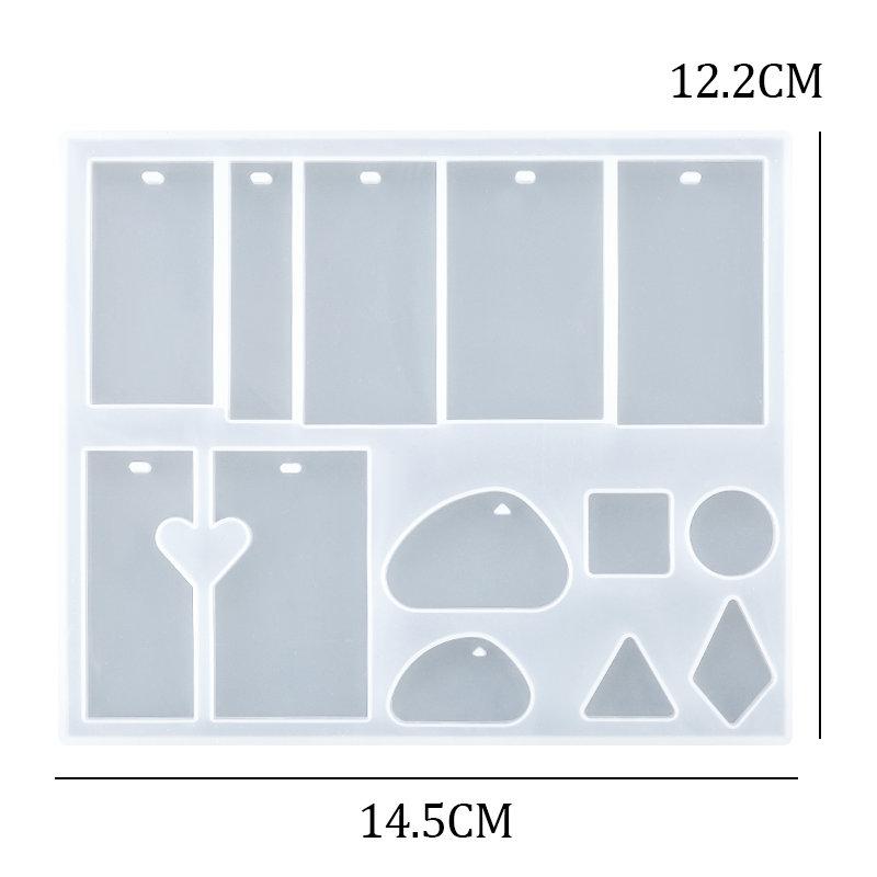 30 Stile Silikon Ohrring Anhänger Silikon Harz Formen Schmuckherstellung Gießform für DIY UV Harz Epoxid Anhänger Basteln Handgemacht