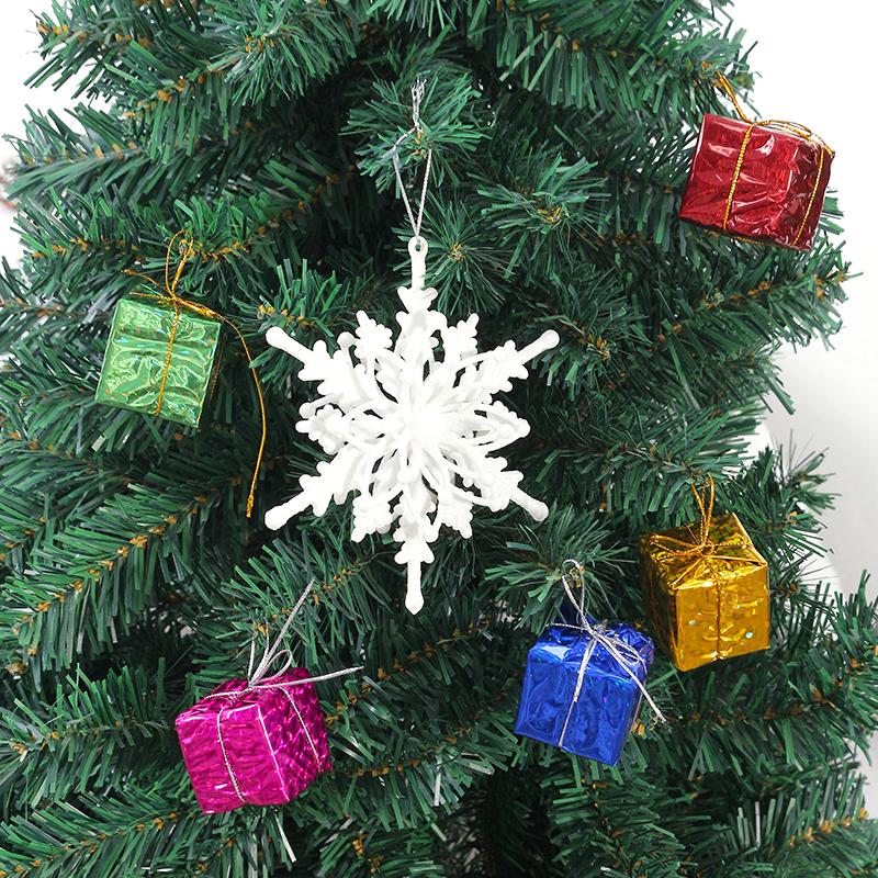 12/24Pcs Mini Christmas Decorations Gift Boxes Hanging Xmas Tree Pendants Foam Present for Home Decor New Year Party Supplies