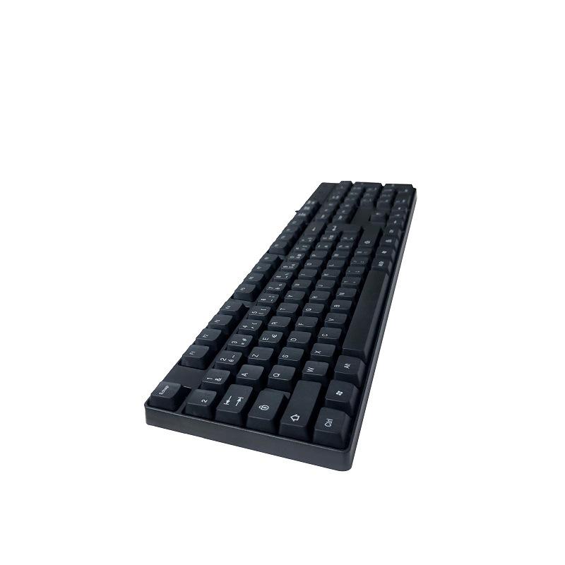 Multilingual USB Wired Keyboard with Russian, Arabic, Spanish, and French Layouts