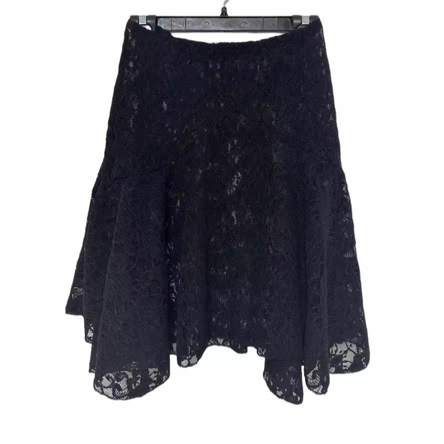 

White Street Romantic Lace Layered Skirt for Autumn One Size