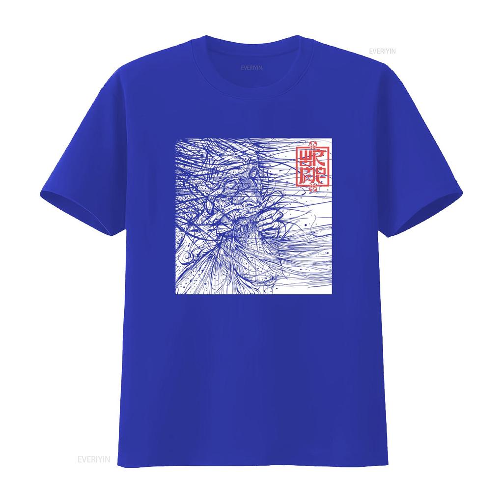 Mens Wormrot Voices T shirt Large Black Unique Hand Drawn Art Design vintage Washed Slightly designer clothes Casual Soft