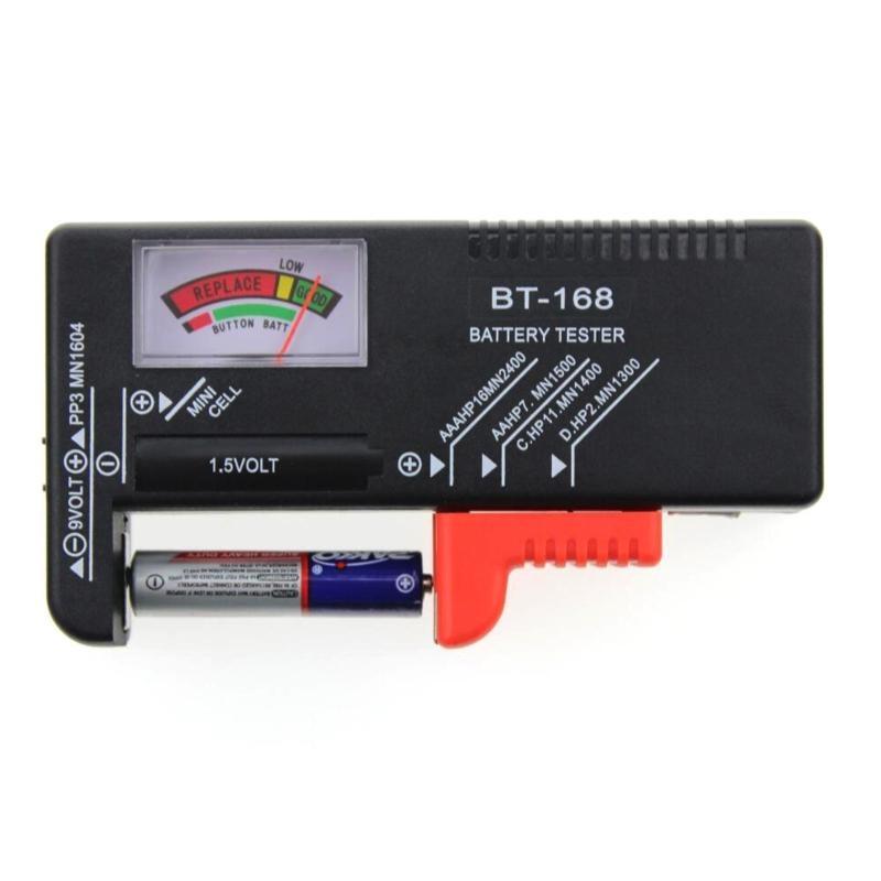 Pointer Battery Capacity Checker Quickly Battery Tester 1.5V AA AAA 9V Square Battery Capacity Check Tool for Home
