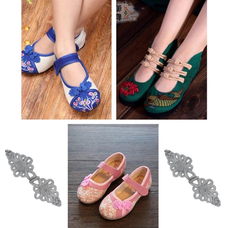 Chinese Knot Frog Buttons Sewing on Closure Fasteners for Traditional Cheongsam Scarf Cardigan Sweater Costumes Buckles