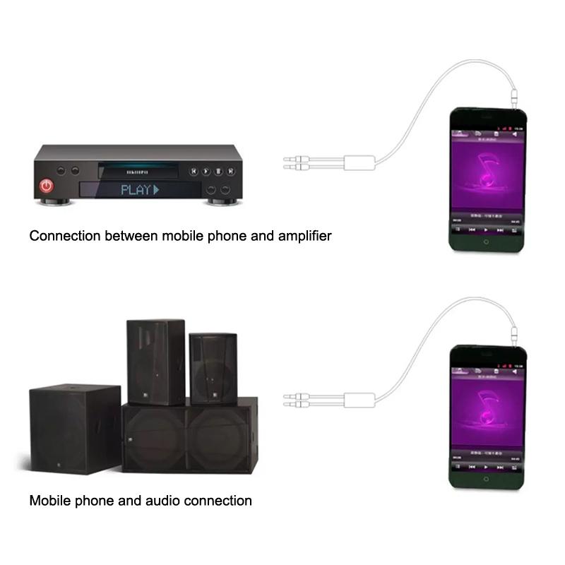 Rca Cable 3.5Mm To 2Rca Splitter Rca Jack 3.5 Cable Rca Audio Cables For Smartphone Amplifier Home Theater Tv Box Aux Cable Rca