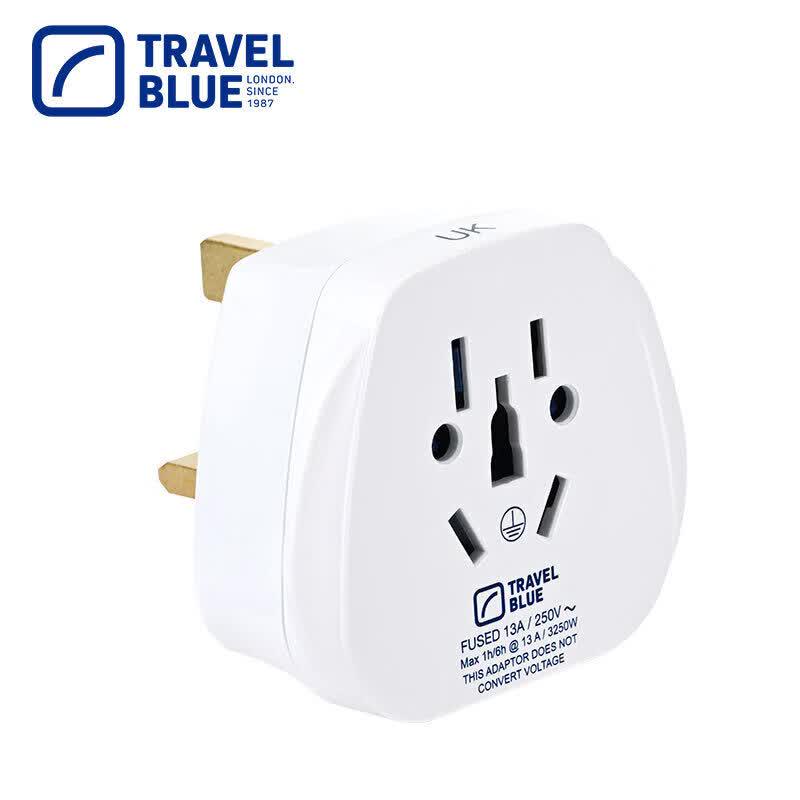 TRAVEL BLUE UK Standard Travel Plug Adapter
