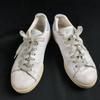 Adidas Stan Smith niskie skórzane sneakersy 5.5 23.5 białe męskie(UŻYWANY)