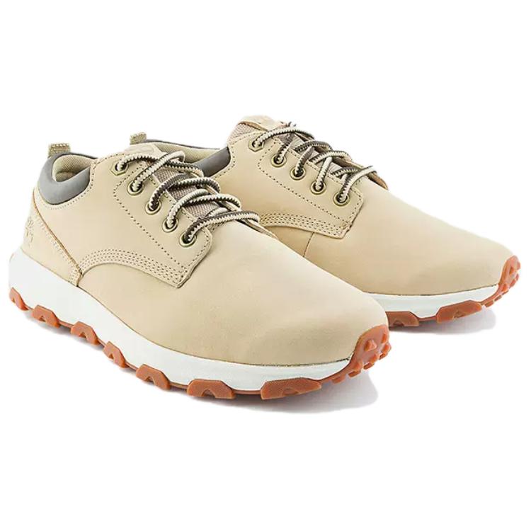 Timberland Comfortable Versatile Slip-Resistant Durable Lightweight Rebound Low-Top Casual Shoes Men Casual Shoes Light-Beige A6791