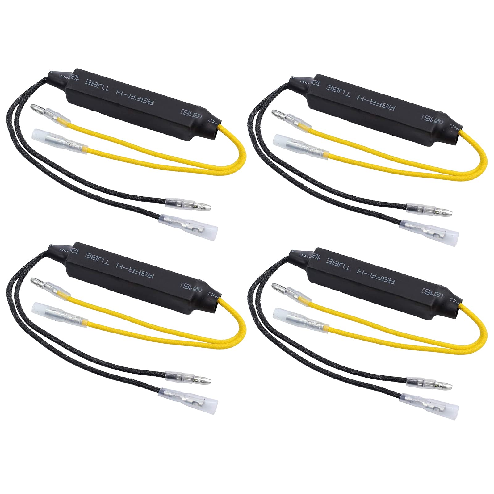 

YFFSFDC Motorcycle Motorcycle LED Turn Signal Resistor 21W Anti-Hifra Resistor Canceller Decoder Universal 4pcs