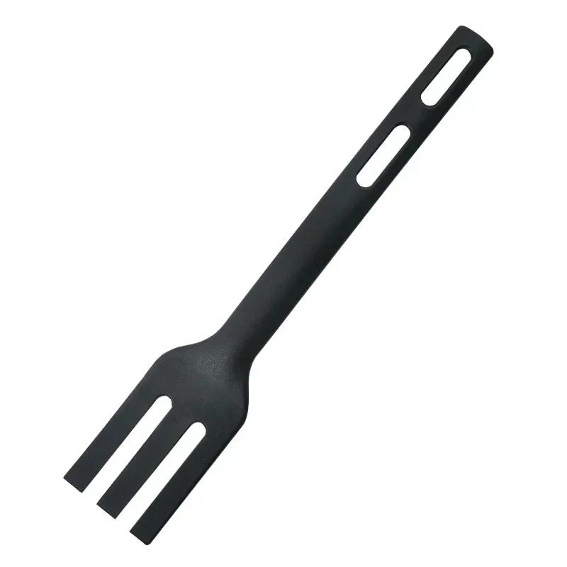 3PCS Mini Nylon Kitchen Utensils Set For Kids Kitchen Cooking Tools  Slotted Turner Solid Spoon Fork Spade Fork Spoon Dinnerware